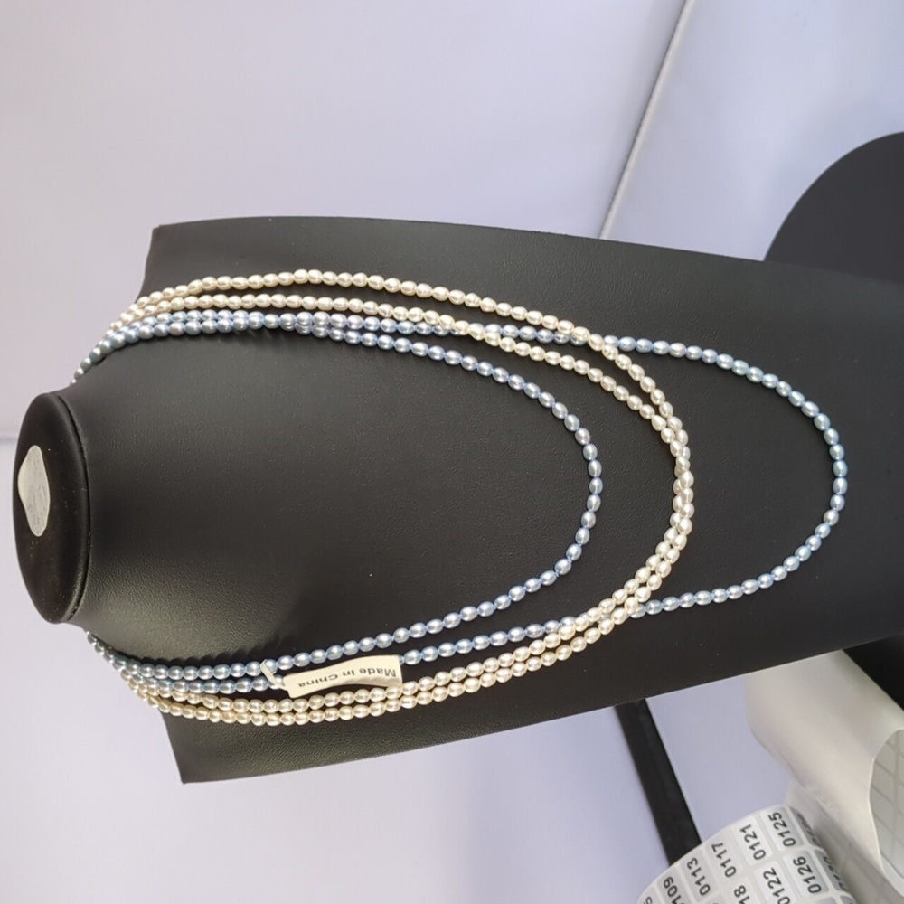 Freshwater Pearls Set of Two Long Necklaces